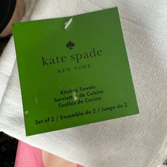 Kate Spade Bundle- XL Polka Dot Reusable Tote & 2 Cotton Hand Towels, NWT - Picture 8 of 12